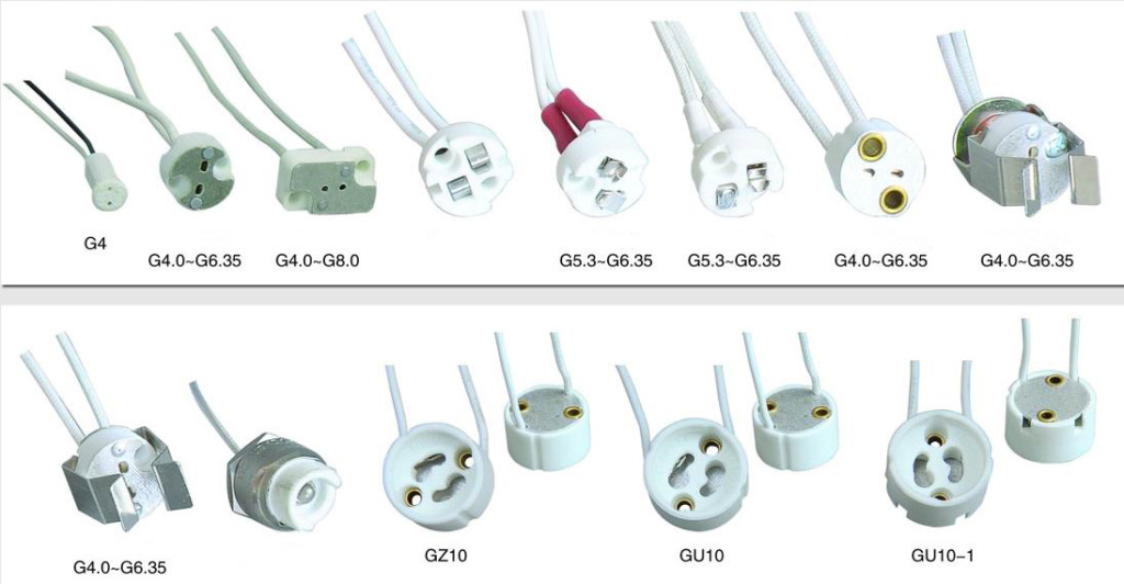 GU10 bulb holder for led lamps