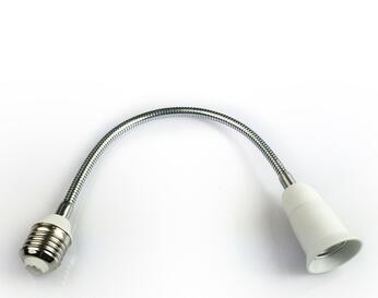 E26 to E26 Light Socket Extender Lamp Bulb Adapter Flexible Extension 30CM 