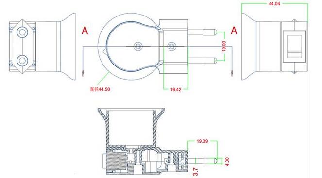 E27 led switched lamp holder China supplier