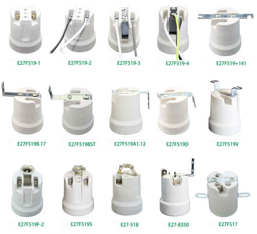 porcelain lamp holders E27 F519-8 porcelain light fixture wiring diagram 