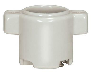 10 Leviton Medium Porcelain Lamp Holders Pan Light Socket 1/8" IPS Hickey 3152-8